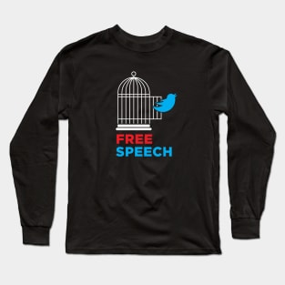 Support Free Speech Long Sleeve T-Shirt